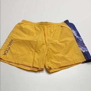 NAUTICA Men’s XL Yellow Swimsuit Trunks